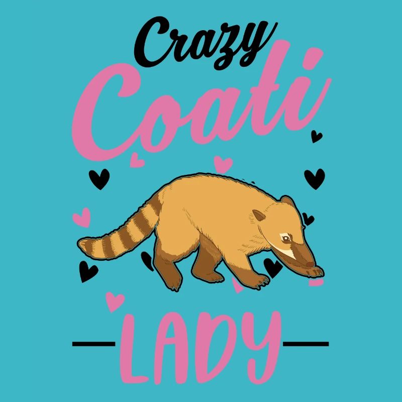 Crazy Coati lady Rüsselbär Nasenbär