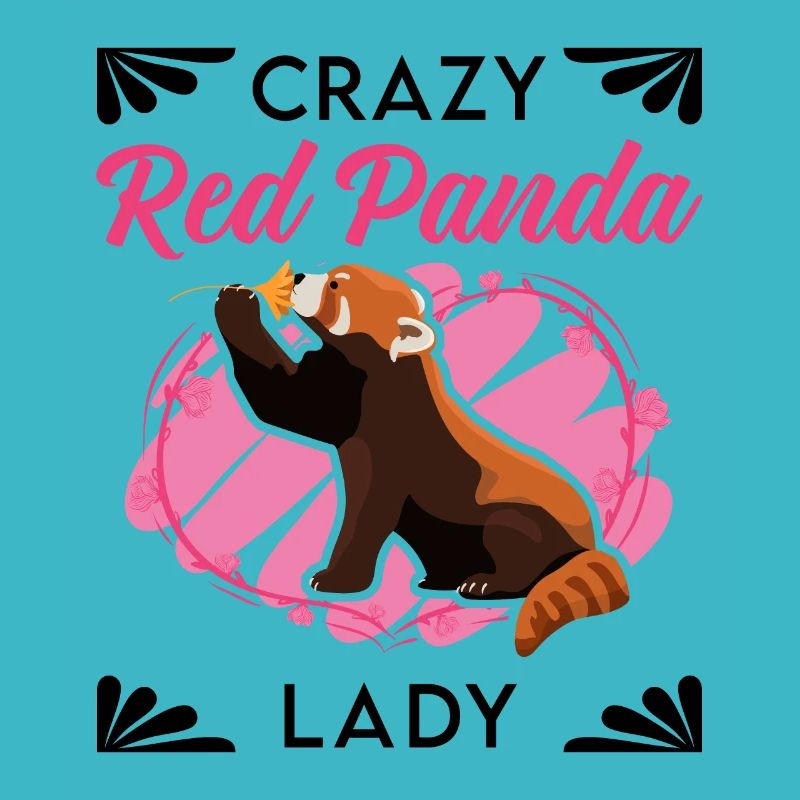 Crazy Red Panda lady Roter Panda