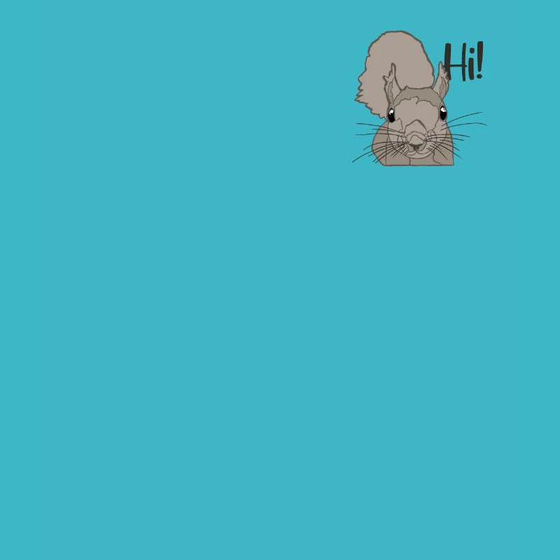 Squirrel Logo Emblem Fuchshörnchen Grauhörnchen