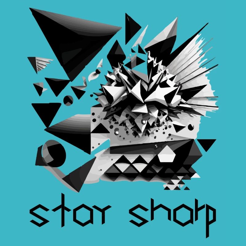 Design abstrait noir et blanc