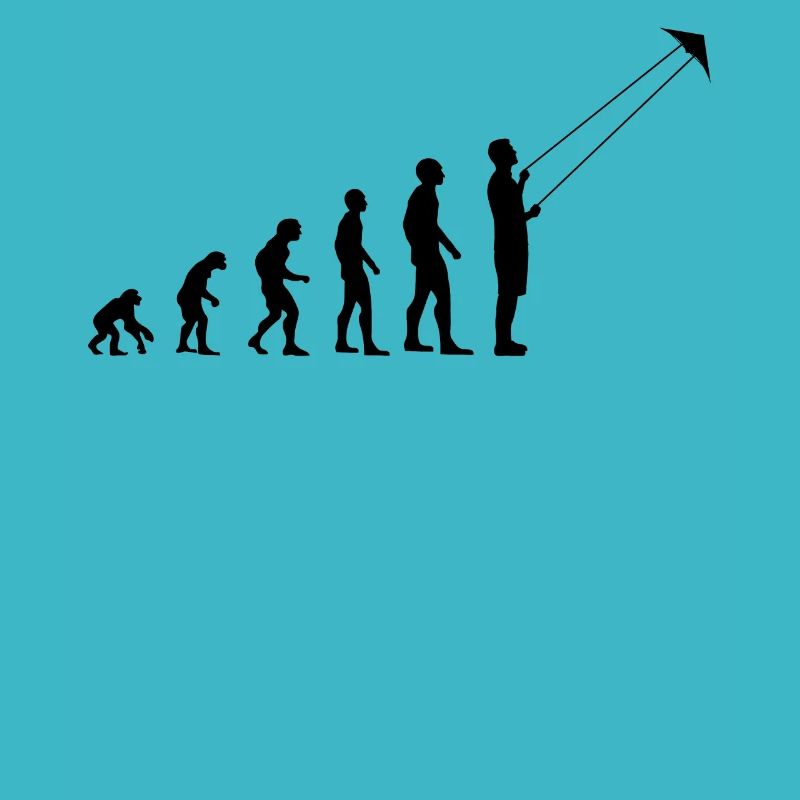 Drachenfliegen Evolution Drachensteigen Geschenk