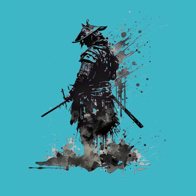 Samurai Warrior Bushido Kendo Sumie