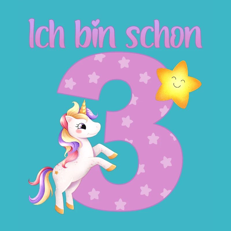 Ich bin schon 3 - Einhorn