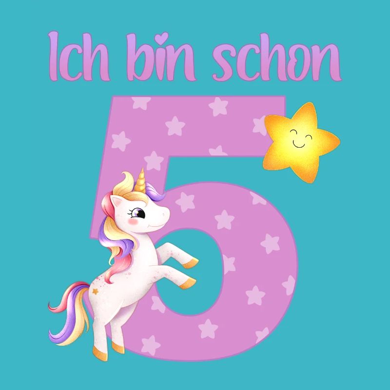 Ich bin schon 5 - Einhorn