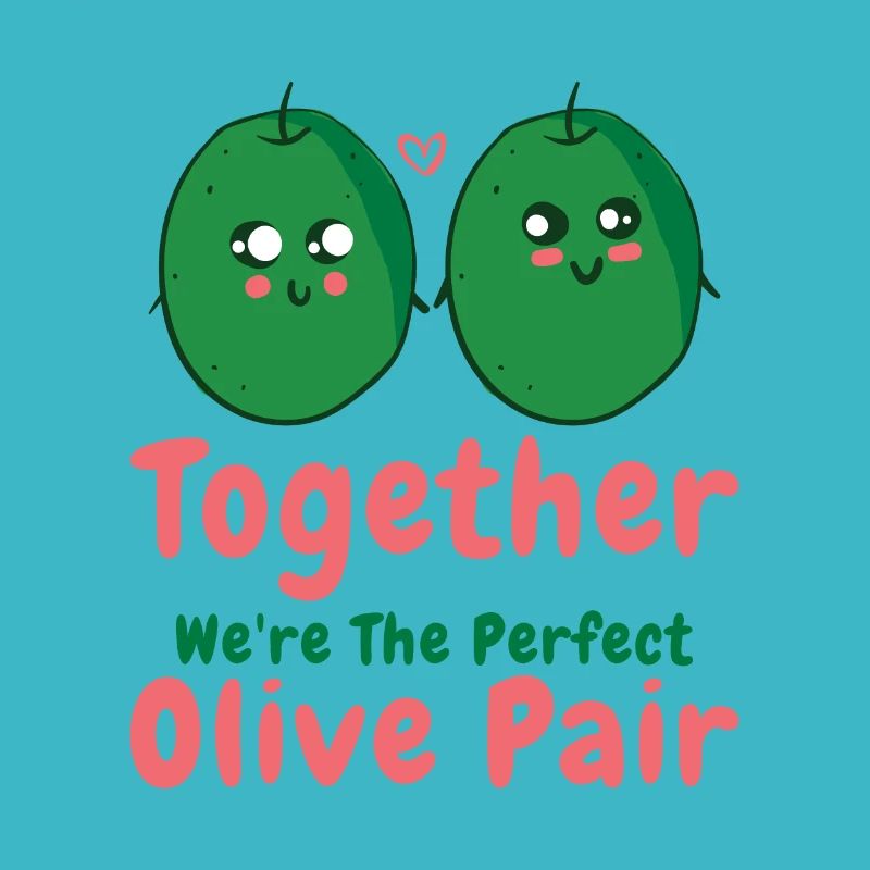 Saint-Valentin Olive Couples Rencontres Romance