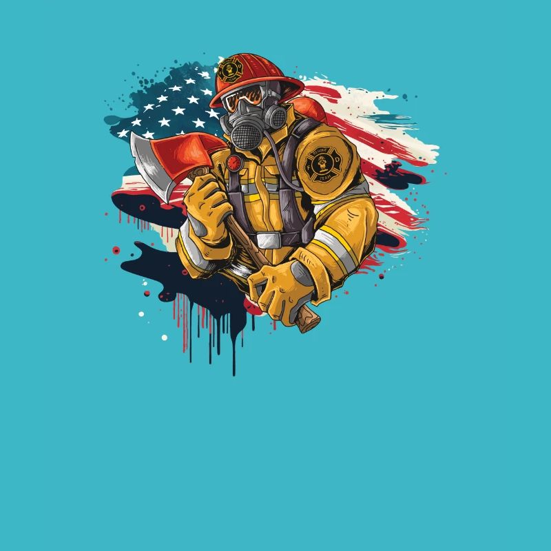 Pompier Valor Courage Honor Fire