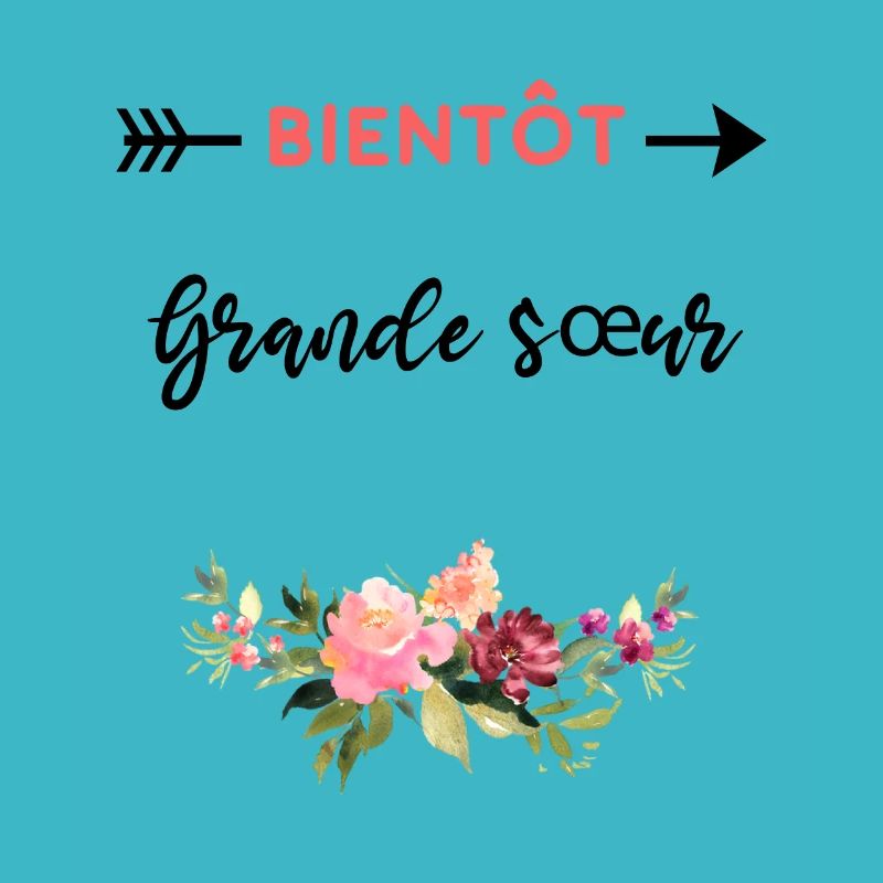 annonce grossesse cadeau Bientôt grande sœur