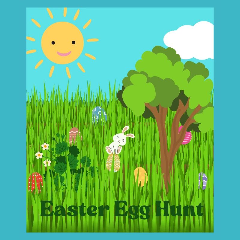 Ostereiersuche- Easter Egg Hunt - Ostern