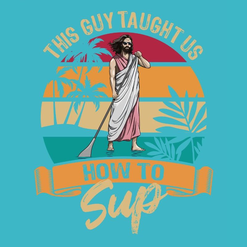 This guy taught us how to SUP - Jesus - Paddle