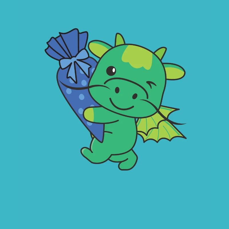 Bye bye Kindergarten Hello School Dragon