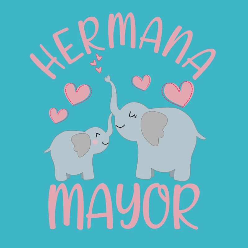 Niñas Dulce Eléphant Futura Hermana Mayor