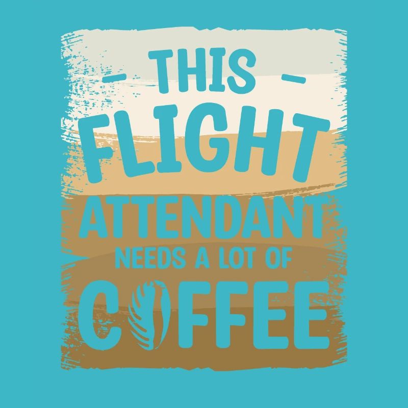 This Flight Attendant Needs A Lot Of Coffee