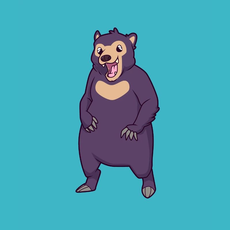 Ours malais Kawaii