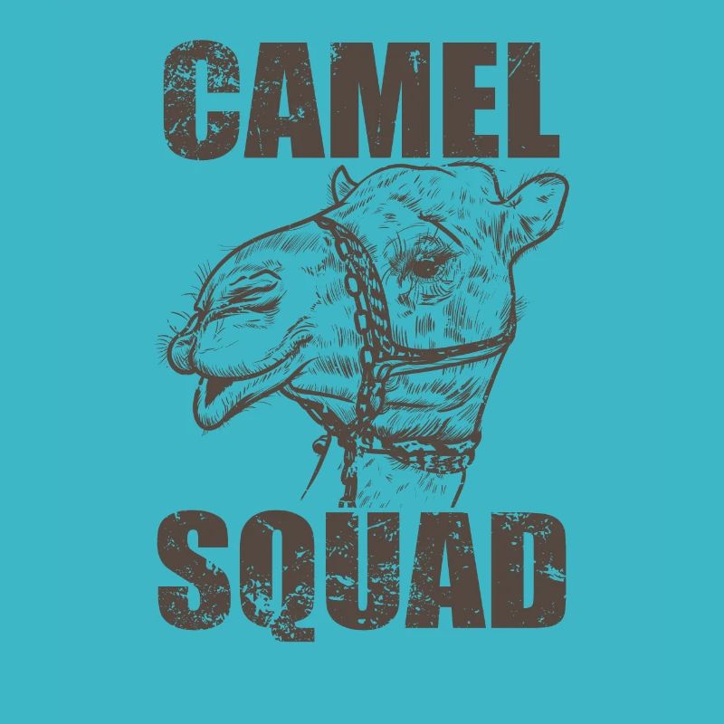 Camel Squad Dromedary Desert Hump