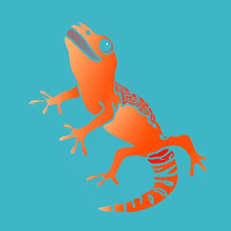 Salamander Gecko Eidechse