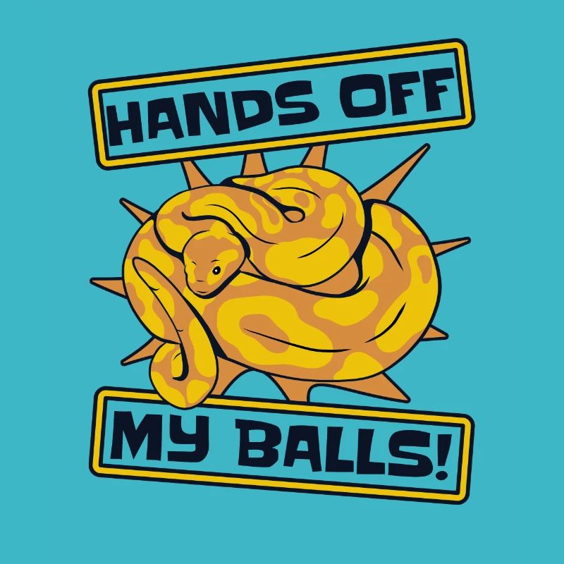 Hands Off My Balls Python Snake Banana Ball