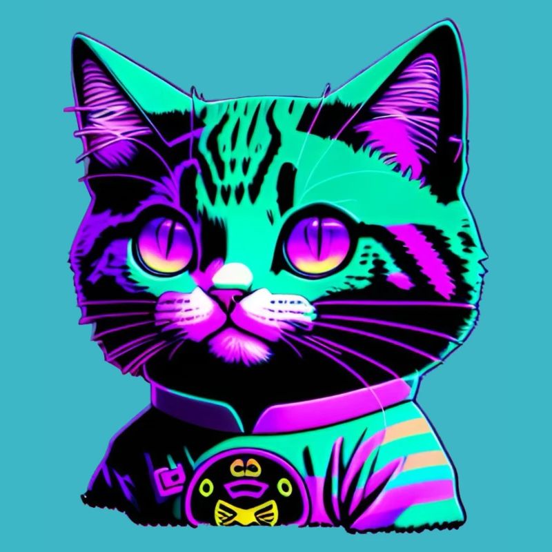 Funky cat
