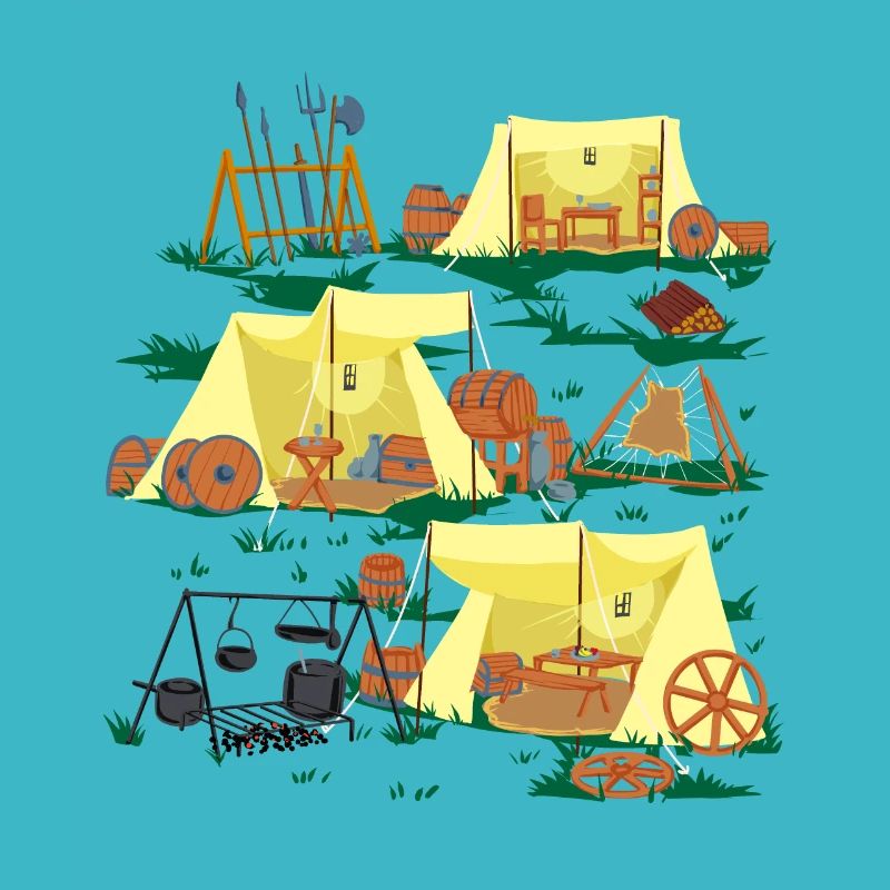 Camp médiéval - Camping médiéval