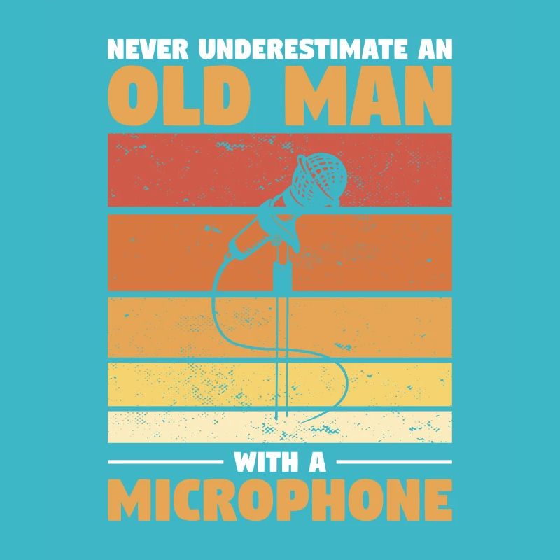 Never Underestimate An Old Man With A Microphone