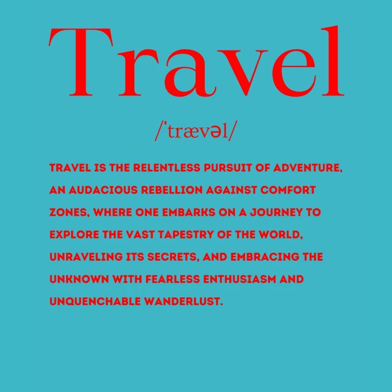 Définition du voyage