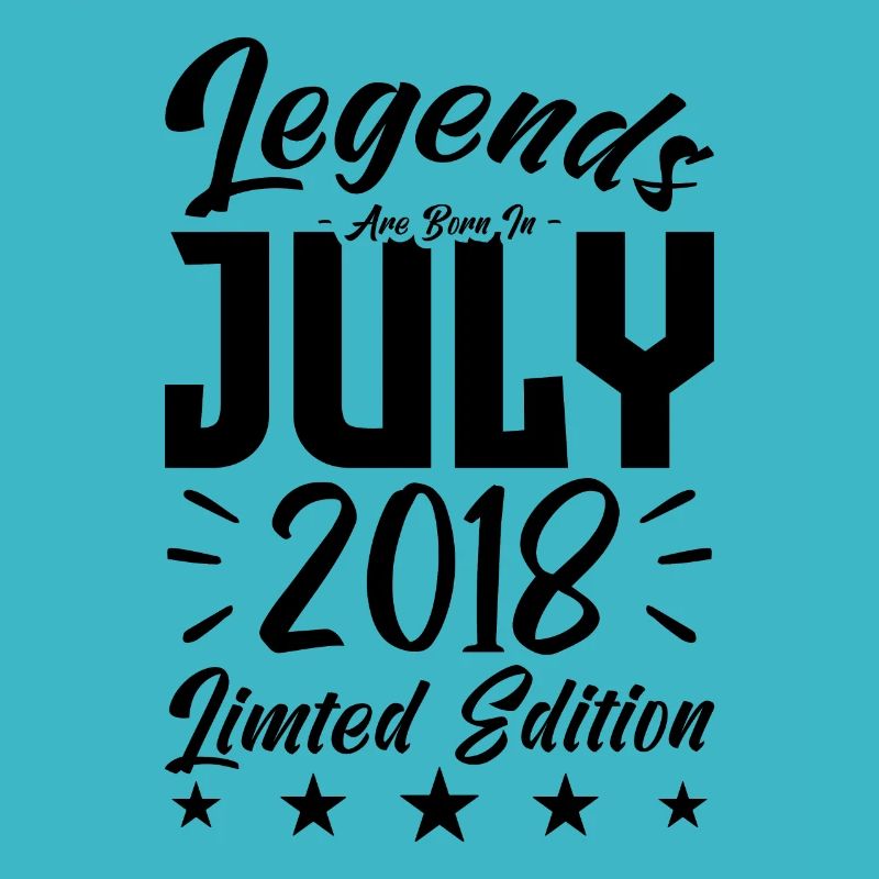 Geboren im Juli 2018. Geburtstagsgeschenk.