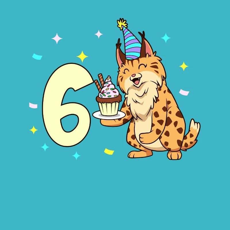 Mit Luchs - Kinder Geburtstag 6 Jahre