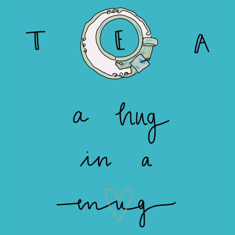 Tea a hug in a mug