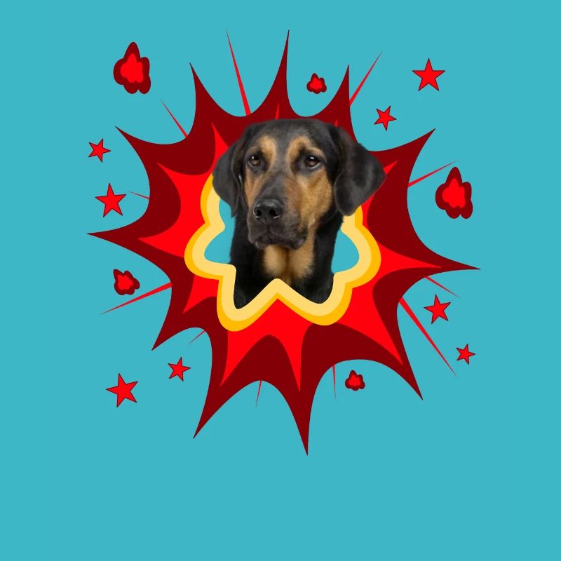 Conception de chien comique - Pow - Beauceron