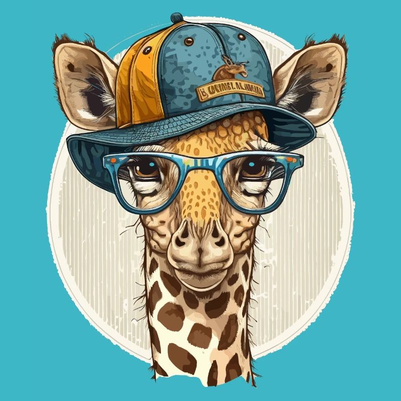 Modische Giraffe