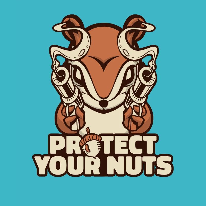 Protect Your Nuts Squirrel Fuchshörnchen