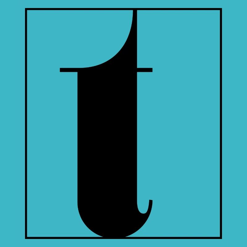 Buchstaben-Alphabet t