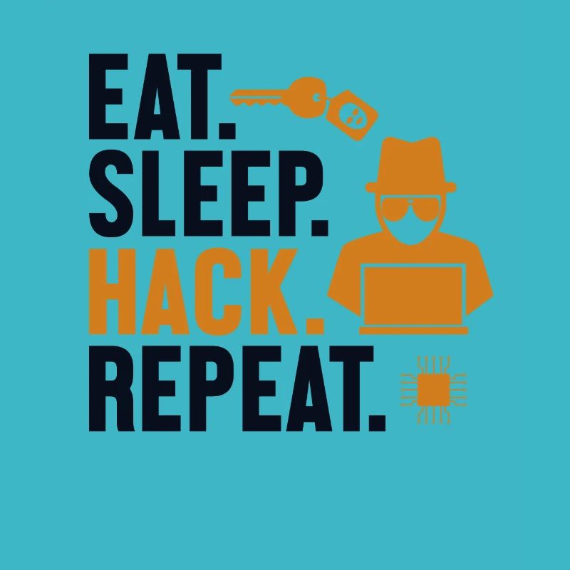 Eat Sleep Hack Repeat Social Engineering Phishing