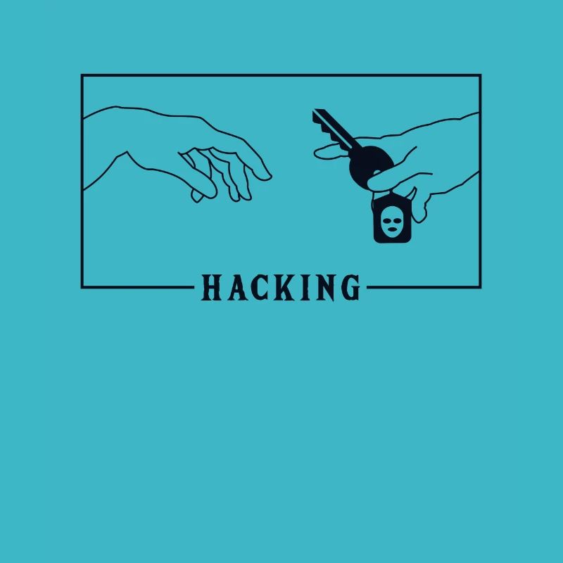 Michelangelo Création d’Adam Hacking Sniffer