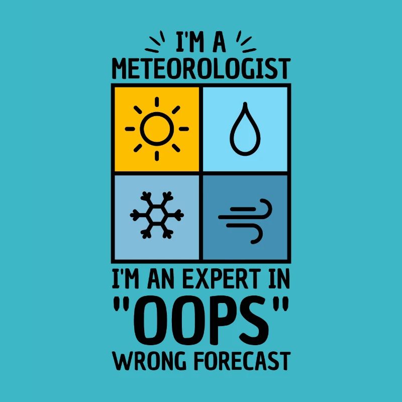 Jeu de mots météorologique pour météorologue