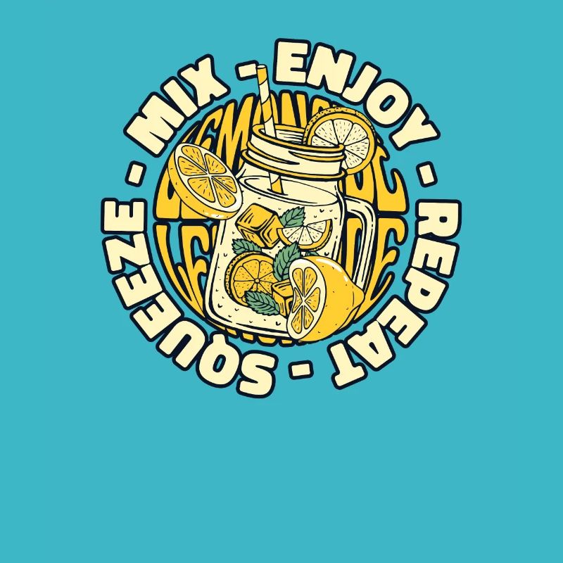 Squeeze Mix Enjoy Repeat Lemonade Lovers