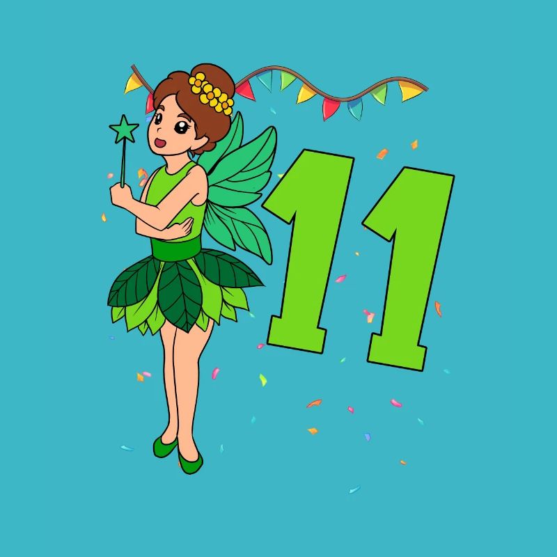 Mit Fee - Mädchen Geburtstag 11 Jahre