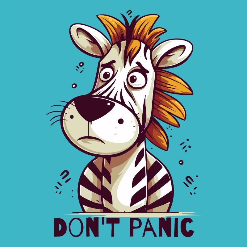 Don't panic, zebra!
