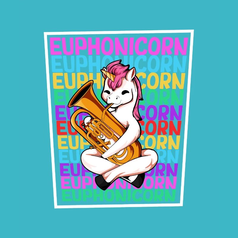 Euphonicorn - Einhorn mit Euphonium