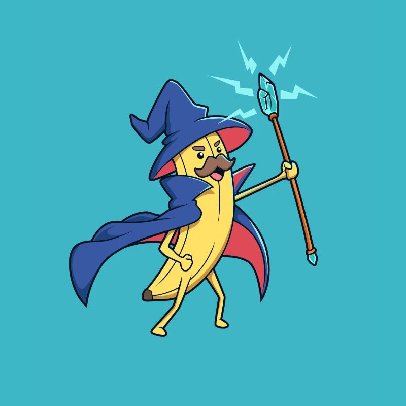 Zauberer Banane