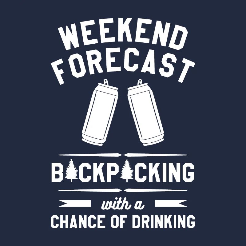 Wochenend-Vorhersage Backpacking mit der Chance auf