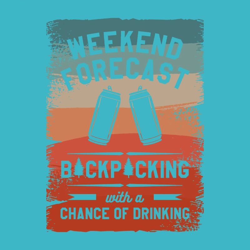 Wochenend-Vorhersage Backpacking mit der Chance auf