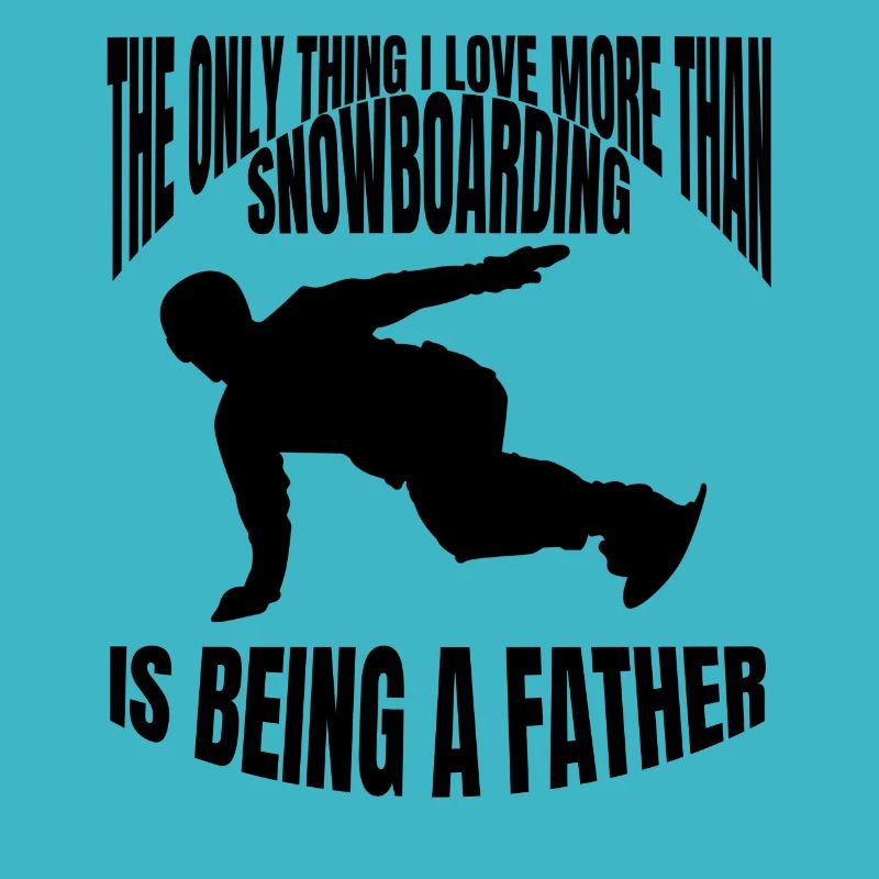 Snowboard Snowboardfahrer Geschenk Snowboardsport