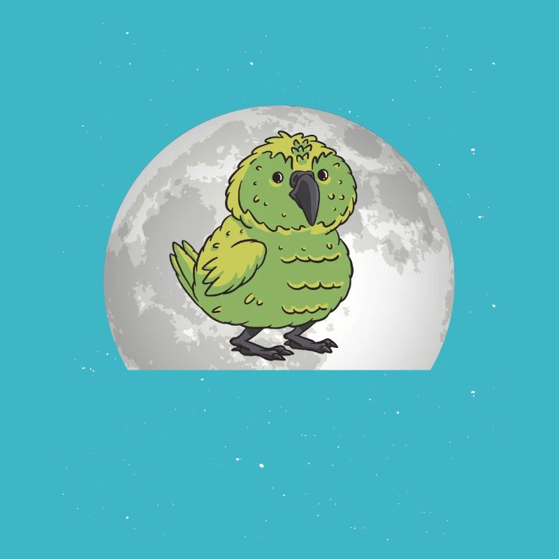 Kakapo Moon Perroquet de nuit