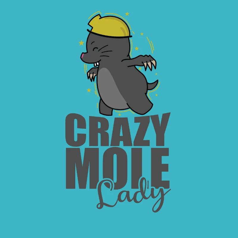 Crazy Mole Lady Animal Tertre Mound