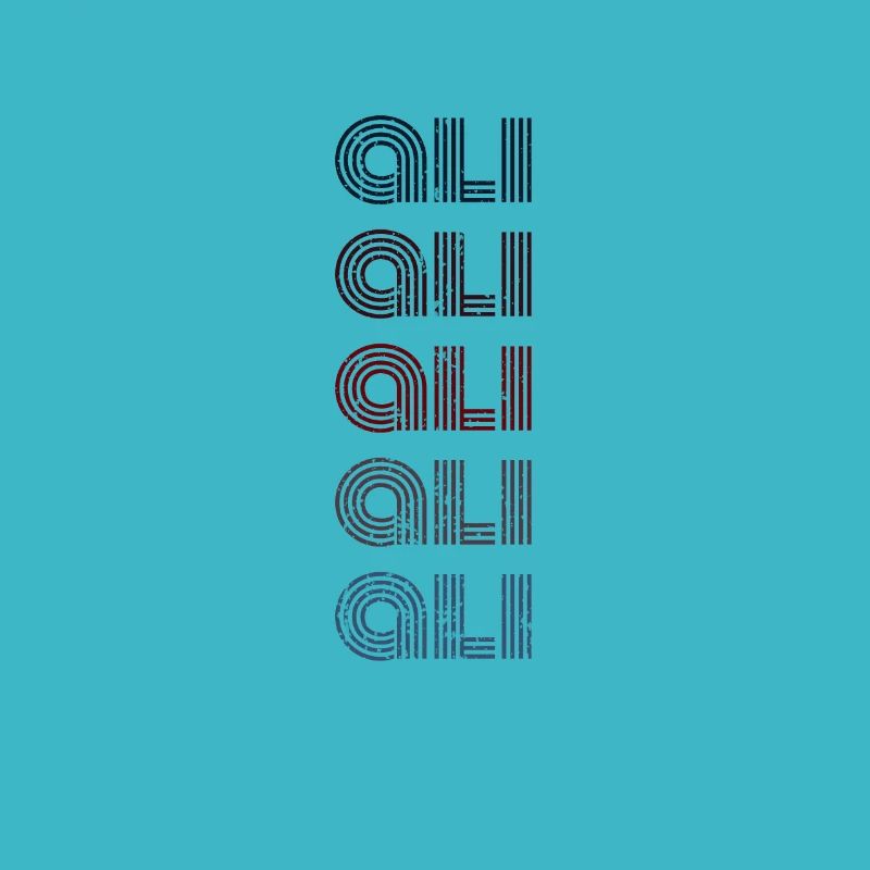 70s Retro Name Vintage Personalized Ali