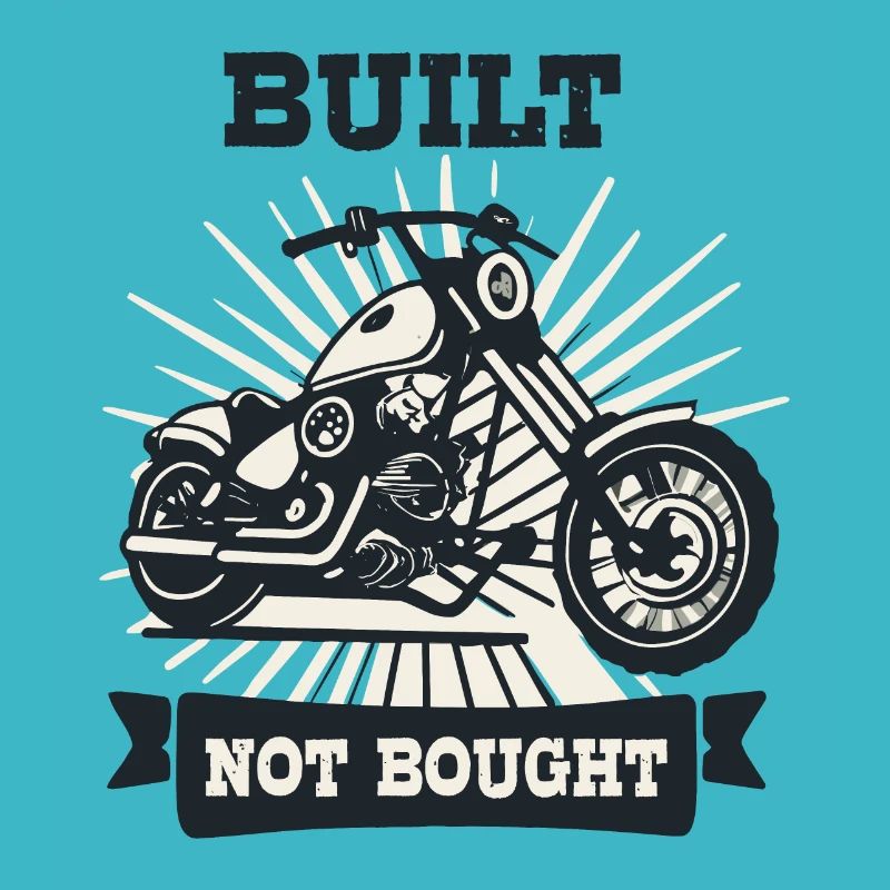 Motocyclette construite, non achetée