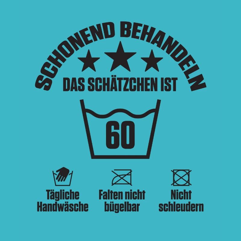 Schonend behandeln das Schätzchen ist 60