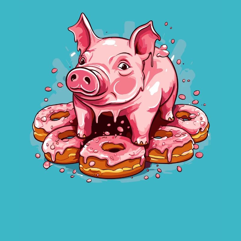 The Glazed Donut Pig