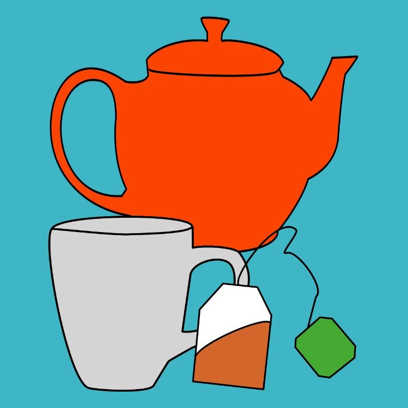 Genuss Tee Getränk Teekanne Teebeutel Tasse Durst