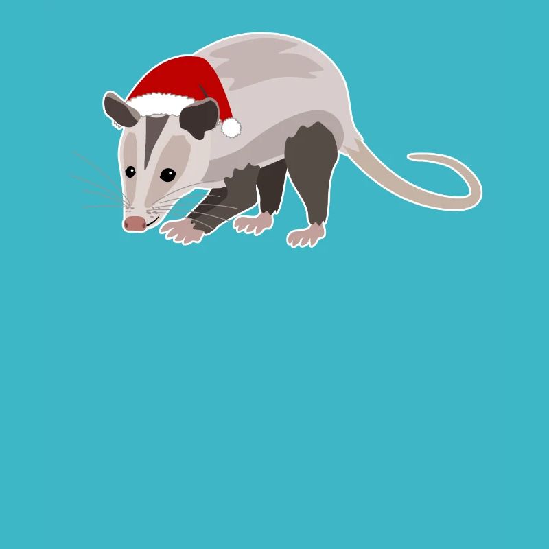 Souris de Noël mignon temps festif cadeau